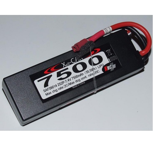 LiPo Xell-Car 7,4V 7500MAH 20C Deans