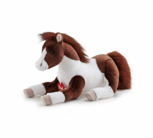 Peluche Trudi Cavallo bianco e marrone Picaro