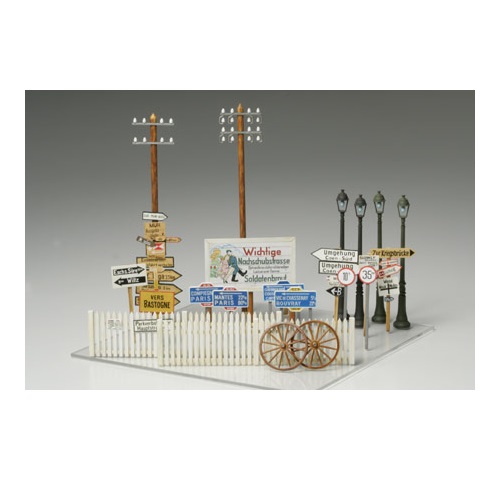1/48 SEGNALI STRADALI E OSTACOLI