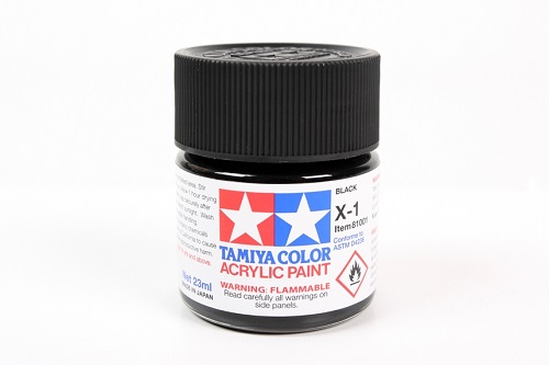 COLORE ACRILICO X-1 BLACK 23ml