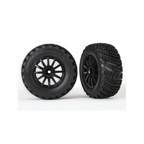 Gomme BFGoodrich Mud-Terrain T/A KM3 2.2x1.0" incollate su cerchi Neri (2)
