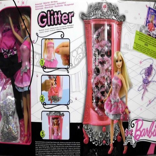 Barbie e il guardaroba glitter motorizzato