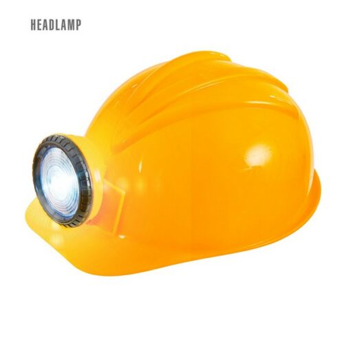 Casco giallo con luce costruttore*