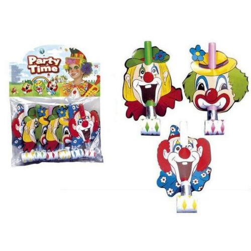 Lingue fischietto Clown conf.6pz