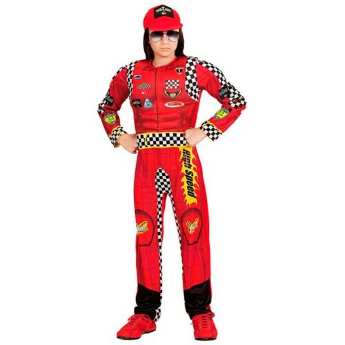 Costume Pilota F1 rosso 5-7 anni