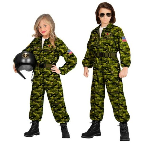 Costume pilita di di jet da combattimento  11-13 anni