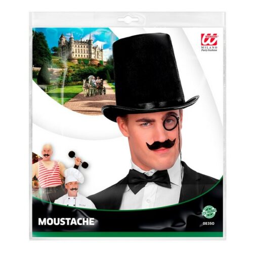 Baffi ambasciatore adesivi neri