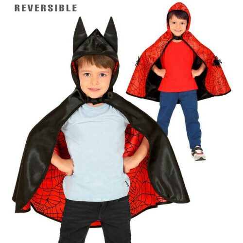 Mantello Super Eroe reversibile 3-5 anni