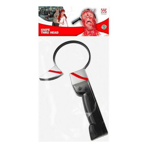 Cerchietto coltello attraverso la testa