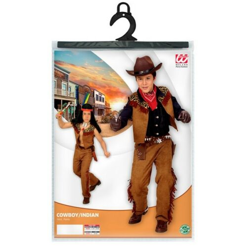 Costume Cowboy / Indiano pantalone e giacchetta