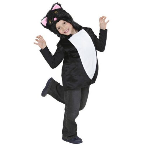 Costume Giacca gatto nero  3-5  5-8 anni