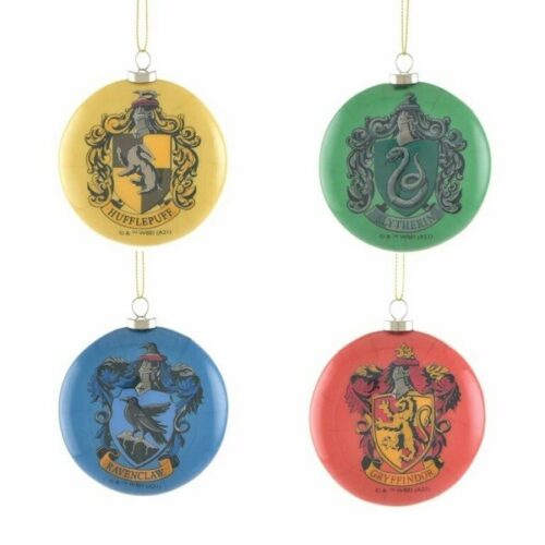 Harry Potter palline albero di natale 4pz