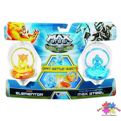 Max Steel Turbo Battlers -  Elementor VS Max Steel