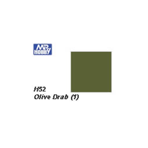 H52 Olive Drab 1 Semi-Gloss (10 ml)
