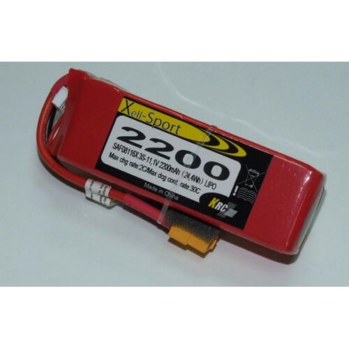 LIPO XELL-SPORT 11.1 2200MAH 3S 30C XT60