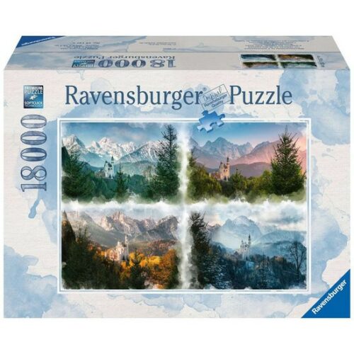 Puzzle 18000 pz 4 stagioni del castello delle fiabe