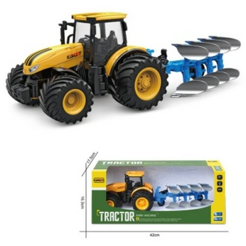 Trattore a frizione con aratro