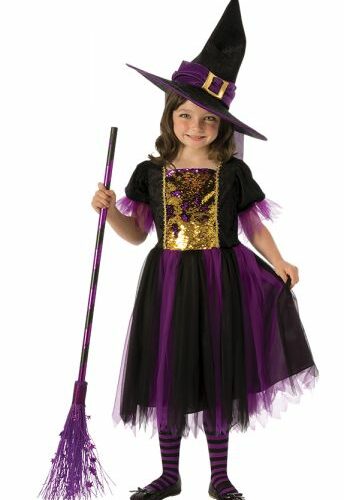 Costume Strega Magico colore 5-6 anni *