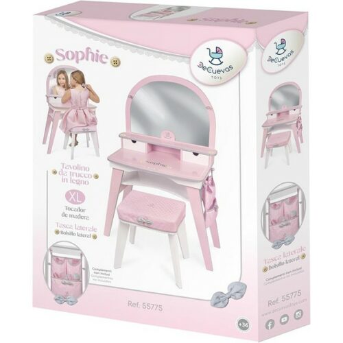 TAVOLINO da trucco in legno- specchiera