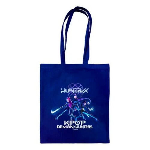 K-POP Shopping Bag navy blue