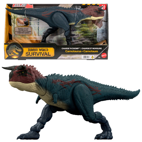 Jurassic Word Carnotauro Carica E Attacca