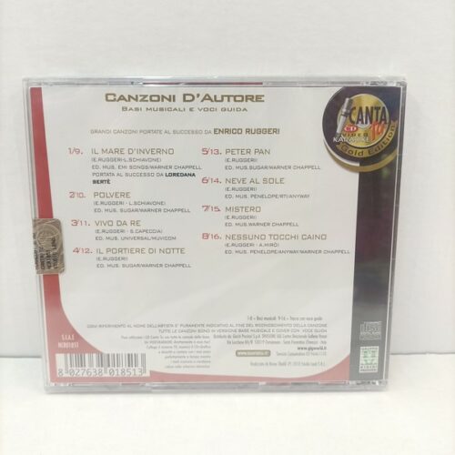 CD canzoni - Canta tu grandi successi italiani canzoni d'autore