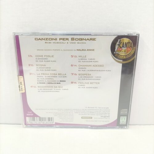 CD canzoni - Canta tu grandi successi italiani canzoni per sognare