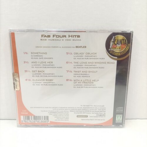 CD canzoni - Canta tu grandi successi internazionali fab four hits