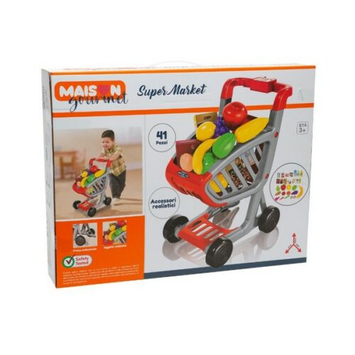 Carrello della spesa con accessori