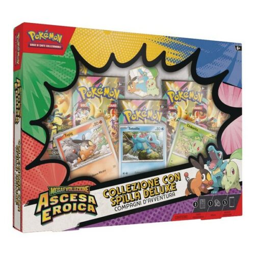 Pokemon Collezione con Spilla Compagni d'avventura