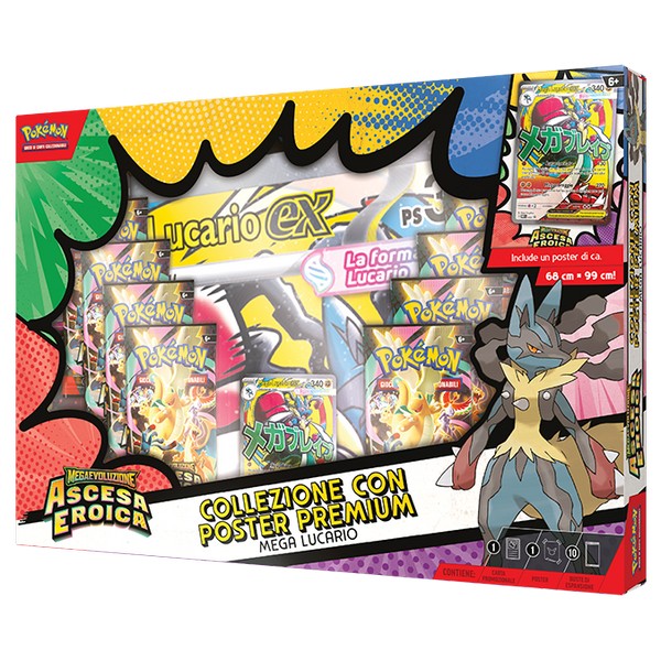 Pokemon Collezione Poster premium Mega Gardevoir - Mega Lucario
