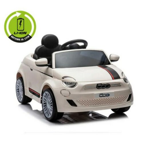 Auto "Fiat 500" bianca  LITHIUM 10,8V