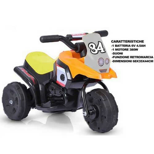 TRIMOTO RACING Arancio  6 Volt
