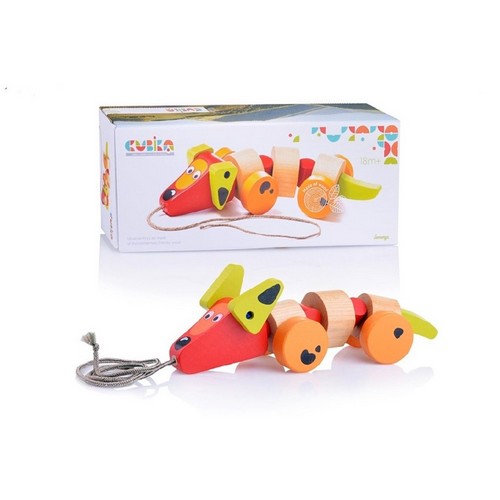 Cane in legno trainabile