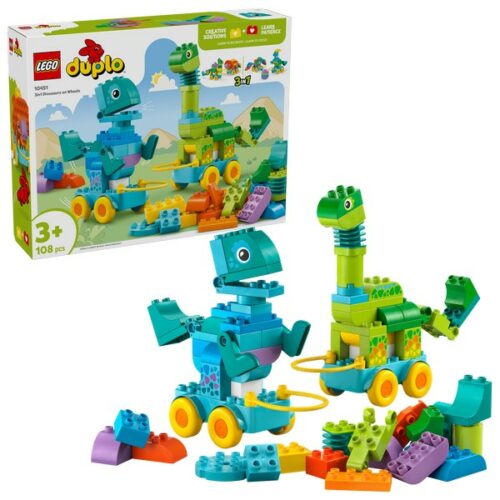 10451 Duplo: Dinosauri su ruote 3 in 1