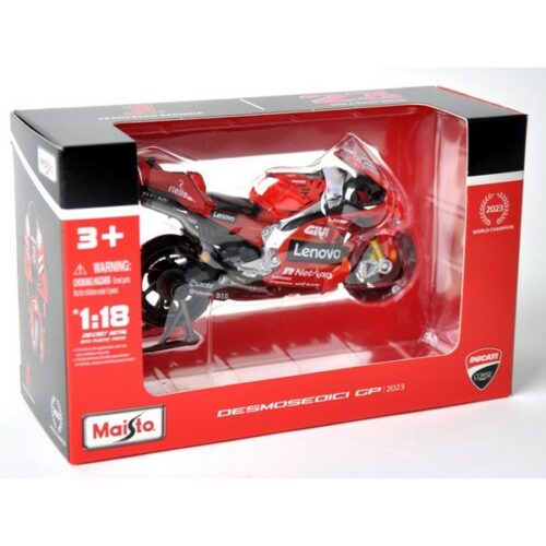 1/18 moto Ducati Desmosedici CP2023 #1 F. Bagnaia
