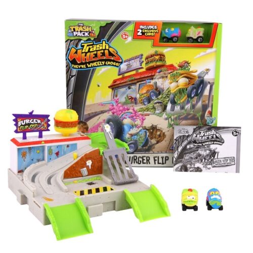 Trash wheels - Burger Flip Out
