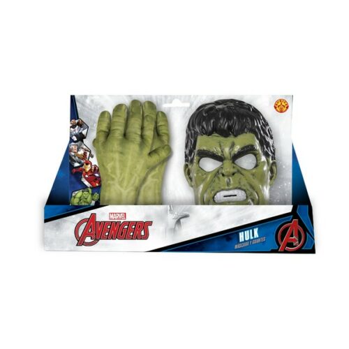 Hulk set accessori: Maschera + guanti