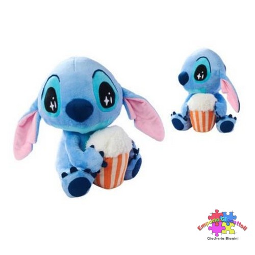 STITCH con POP CORN  cm30 peluche