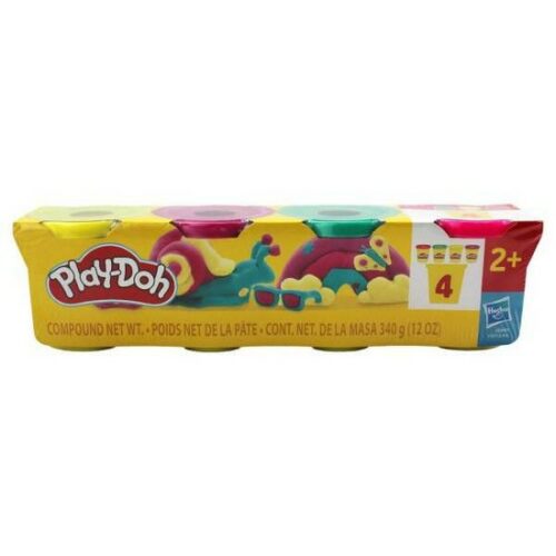Play-Doh confezione 4 vasetti 340gr