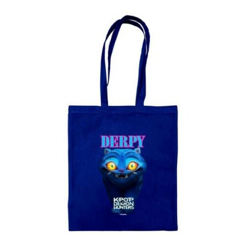 K-POP DERPY  Shopping Bag navy blue