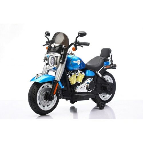 Moto da Strada blu metallizzato Harley 12V