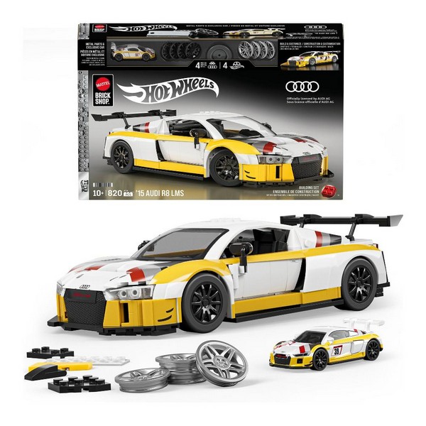Hot Wheels Brick Shop Audi R8 Lms