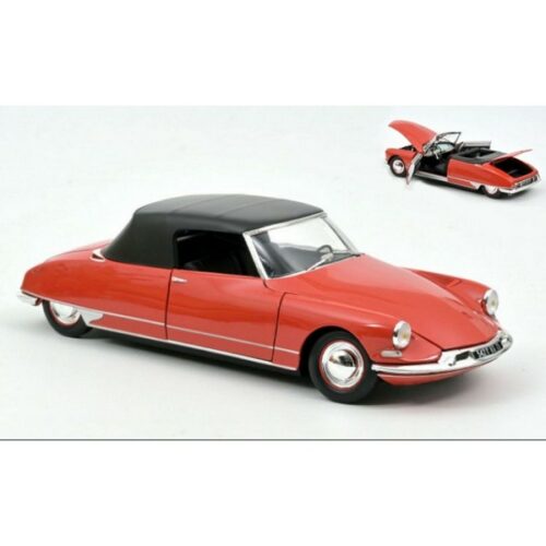 1/18 Citroen DS 19 Cabriolet 1961 Corail Red