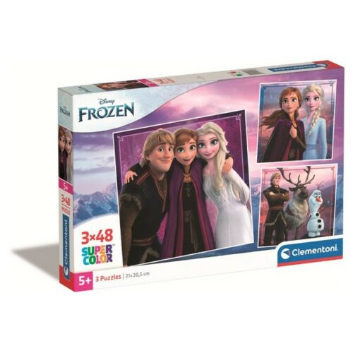 Puzzle 3x48 pezzi Frozen