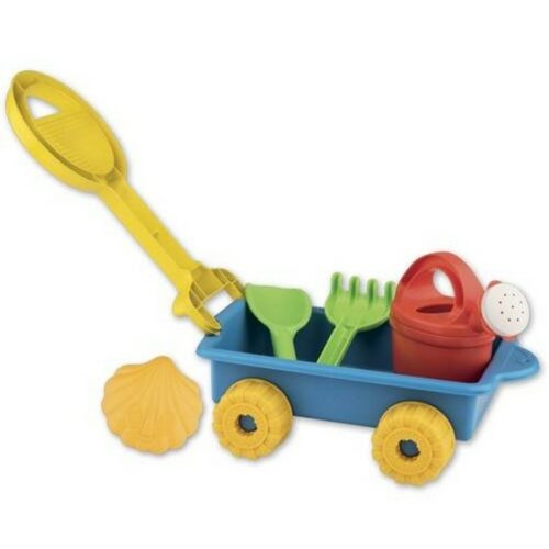 Carretto con accessori  da spiaggia