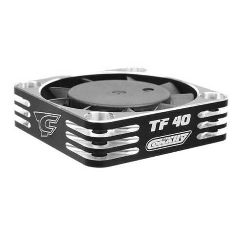 Ventola di raffreddamento alluminio High Speed 40mm connettore BEC - Black/Silver