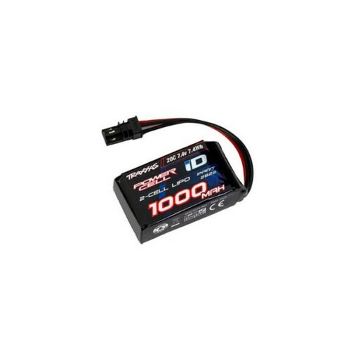 Traxxas Batteria Lipo 2s 1000mah 7.4v 20c ID per 1:18