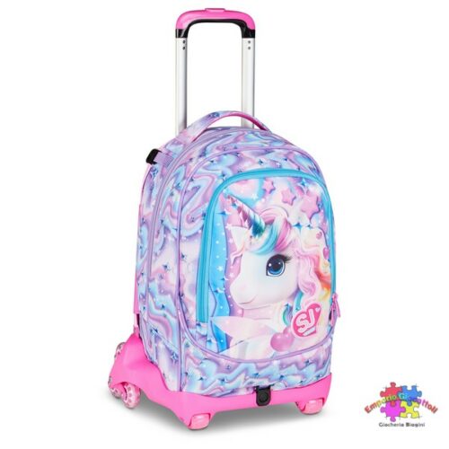 TROLLEY JACK -8 WD +SJ  Gang  GLOW LED UNICORN GIRL
