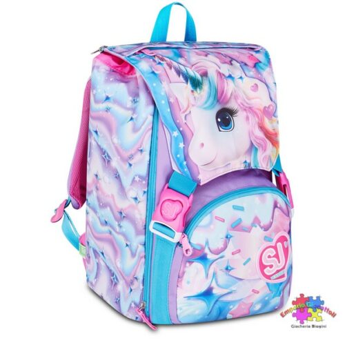 Zaino sdopp. Big SJ GANG GLOW LED UNICORN GIRL